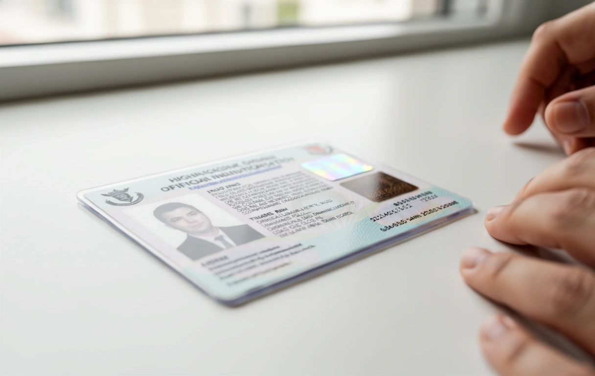 Security card details